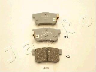 Колодки гальмівні дискові задні Honda Accord VII, VIII (03-), Civic VII, VIII, IX (00-)/Suzuki SX4 (06-) JAPKO 51405