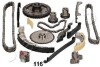 К-кт ланцюга ГРМ (18 деталей) Nissan Navara D22, D40 (02-), X-Trail (01-) 2.5 dCi, 2.2 dCi JAPKO KJK116 (фото 1)