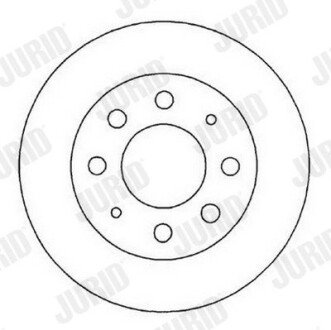 HYUNDAI диск гальмівний передній SANTAMO 2.0 16V 99-02, KIA JOICE (MTE1P) 2.0 01-, MITSUBISHI GALANT VIII 2.5 V6 24V Jurid 561824JC