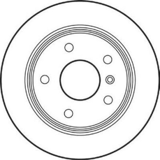 DB Диск гальмівний задн.Vaneo 01-,W168 97- Jurid 562149JC