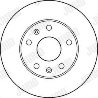 LANDROVER Диск тормозной передн.Freelander 98- Jurid 562153JC