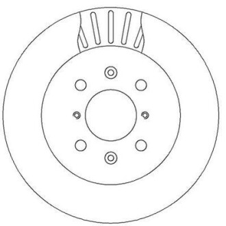 SUZUKI диск гальмівний передн.Ignis,Wagon,Opel Jurid 562308JC