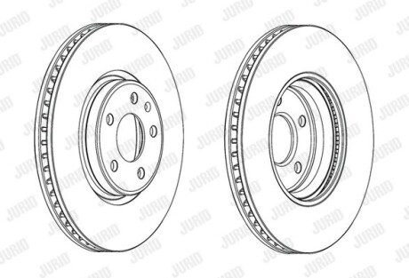 Диск гальмівний Jurid 562615JC-1