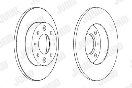 Диск гальмівний Jurid 562865JC