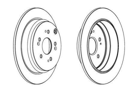 Диск гальмівний Jurid 562884JC