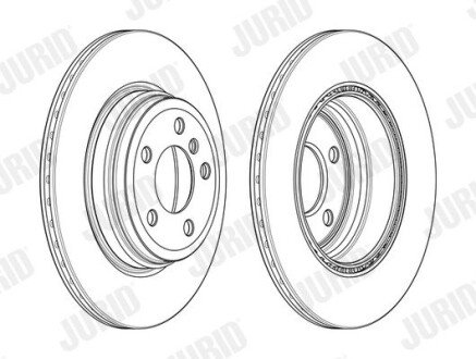 Диск гальмівний Jurid 562980JC
