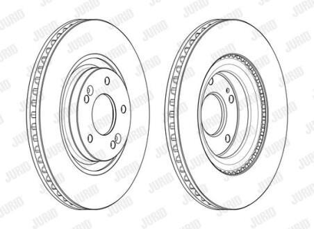 Диск гальмівний Jurid 562987JC