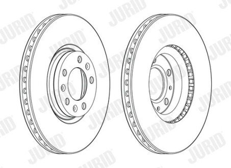 Диск гальмівний Jurid 562994JC