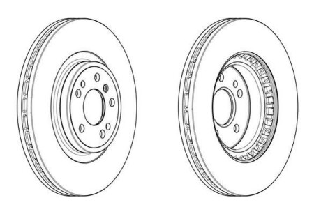 Диск гальмівний Jurid 563002JC-1