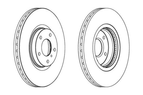 Диск гальмівний Jurid 563032JC-1