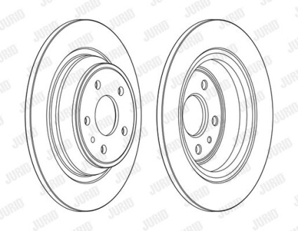 Диск гальмівний Jurid 563155JC