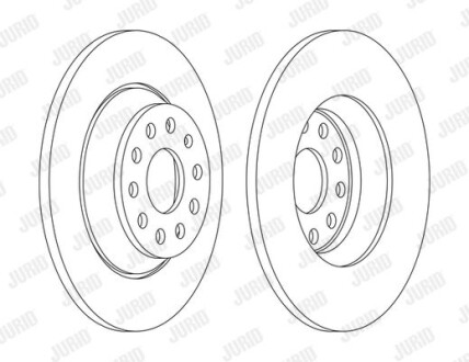 Диск гальмівний Jurid 563168JC