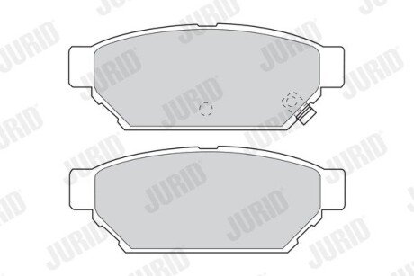 MITSUBISHI гальмівні колодки дискові задн.Carisma 95- Jurid 571943J