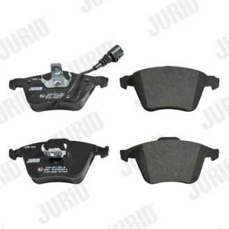 VW гальмівні колодки передн.Audi A3 06-,Golf V,VI,Eos,Seat Leon 06- Jurid 573197J