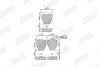 Гальмівні колодки перед. (з пр. датчик.) AUDI A6/S6 97-05 VW Passat 00-05, Phaeton 02- Jurid 573208J (фото 1)