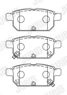 Колодки гальмівні дискові Jurid 573384J