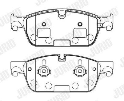 Колодки гальмівні дискові Jurid 573448J