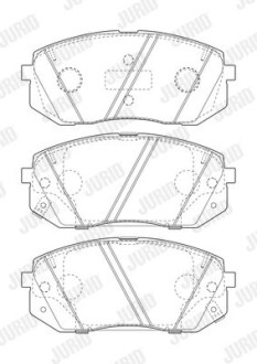 Колодки гальмівні дискові Jurid 573814J