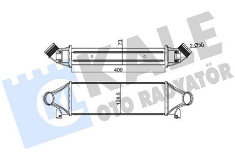 FORD Інтеркулер Transit 2.4TDCi 00- Kale 126200