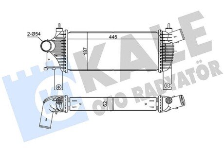 NISSAN Інтеркулер Navara,Pathfinder 2.5dCi 05- Kale 342355