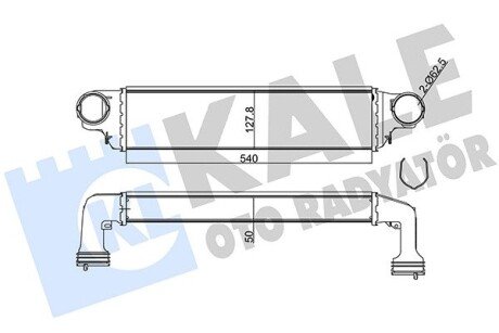 BMW Інтеркулер 3 E46 318d/330d, X3 E83 2.0d/3.0d Kale 344805