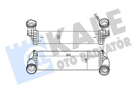 BMW Інтеркулер X5 E70, F15, X6 E71, F16 25d/40d Kale 344810