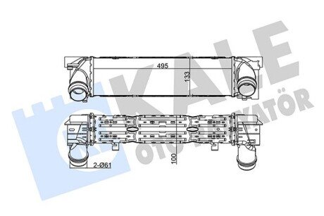 BMW Інтеркулер 1 F20,2,3 F30,4 Gran Coupe 2.0d/35i Kale 344840