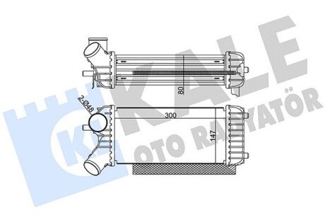 FORD Інтеркулер C-Max II,Grand C-Max 1.6TDCi 10- Kale 344935