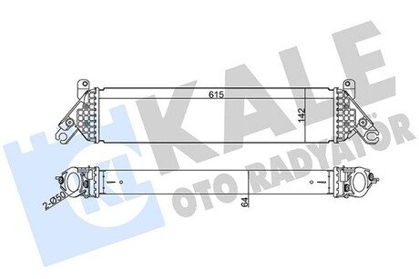 MAZDA інтеркулер Mazda 3/6,CX-5 2.2d 12- Kale 344960