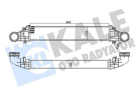 DB Інтеркулер W211 2.0/3.2CDI 02- Kale 344985