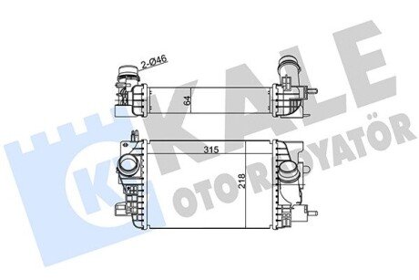 OPEL Інтеркулер Meriva B 1.4 Kale 345055