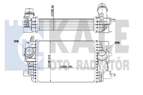 OPEL Інтеркулер Meriva B 1.3CDTI 10- Kale 345060 (фото 1)