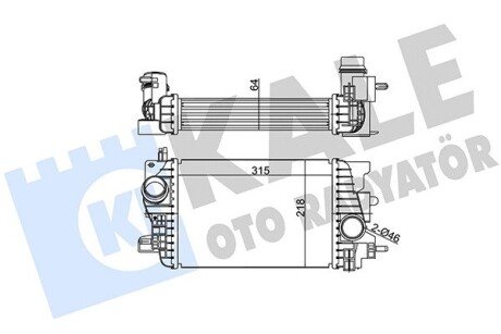 OPEL Інтеркулер Meriva B 1.6/1.7CDTI 10- Kale 345065