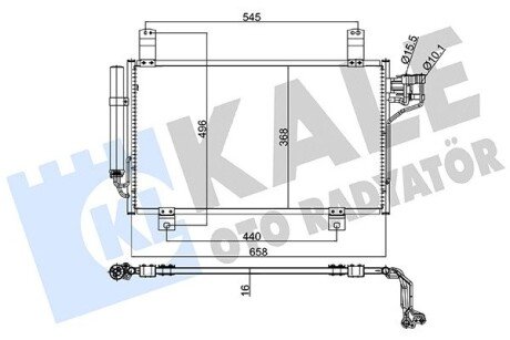 MAZDA Радіатор кондиціонера (конденсатор) CX-5 12- Kale 345750 (фото 1)