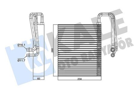 OPEL Випарник Signum, Vectra C, Fiat, Saab, CADILLAC Kale 350040