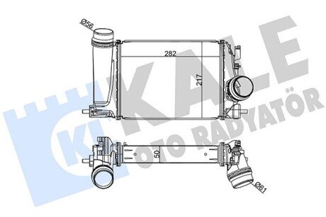 RENAULT Інтеркулер Grand Scenic IV,Megane IV,Nissan Qashqai II 1.2TCe Kale 350970