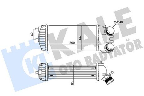 CITROEN Інтеркулер Berlingo, Xsara Picasso, Peugeot Partner 1.6HDI 05- Kale 352310