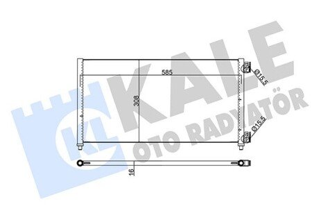 FIAT Радіатор кондиціонера (конденсатор) Doblo, Punto 1.2/1.3JTD, 1.9JTD 99- Kale 378200