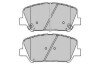 PARTS HYUNDAI Комплект гальмівних колодок i30 (GD) 1.4 CRDi 12-, KIA CEED (JD) 1.4 CVVT 12-18 KAVO KBP-3060 (фото 1)