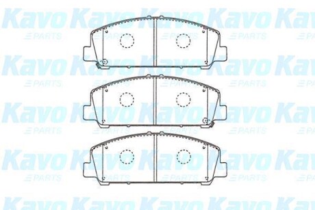 PARTS NISSAN Гальмівні колодки передн. INFINITI QX56 5,5 12- KAVO KBP-6611