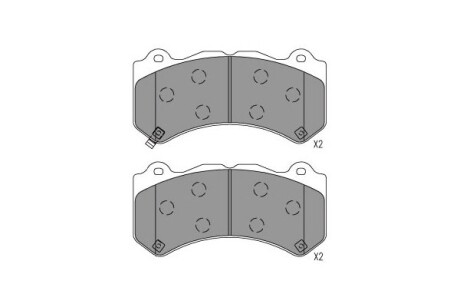 PARTS CHEVROLET Колодки гальмівні Camaro, JEEP KAVO KBP-6627