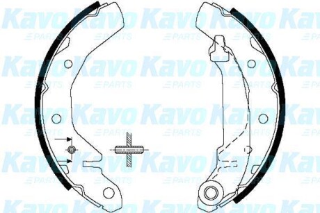 PARTS DAEWOO Гальмівні колодки барабанні Matiz 0,8/1,0 98- KAVO KBS-1407