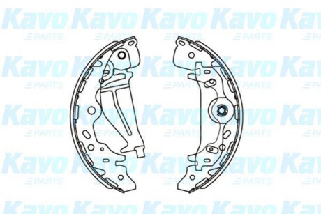PARTS HYUNDAI Колодки барабанные задн.H-1,Kia Carnival 99- KAVO KBS-3405