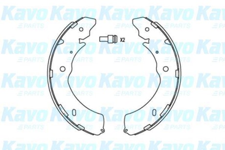 PARTS MITSUBISHI Щеки тормозные L200 06- KAVO KBS-6407