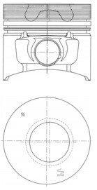 Поршень KOLBENSCHMIDT 40773600