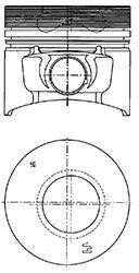 Поршень KOLBENSCHMIDT 40774610