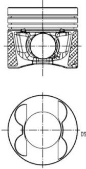 Поршень 0.50 Mercedes Benz Sprinter/W639 OM651 09- (83.5 mm) KOLBENSCHMIDT 40776620 (фото 1)