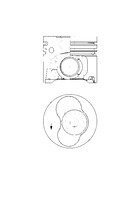 Поршень KOLBENSCHMIDT 41091600