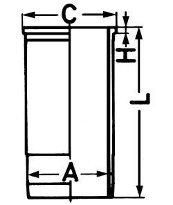 Гільза циліндра KOLBENSCHMIDT 88625110