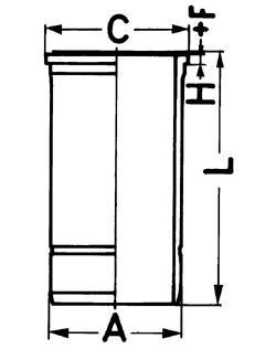 Гільза циліндра KOLBENSCHMIDT 89028110